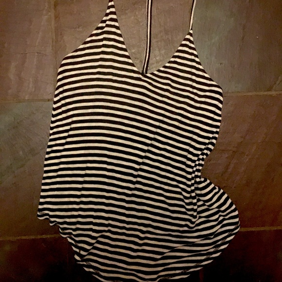 Beach Striped Cover Up - Picture 2 of 4